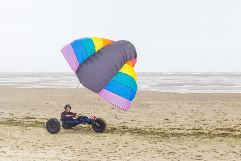 kite buggying