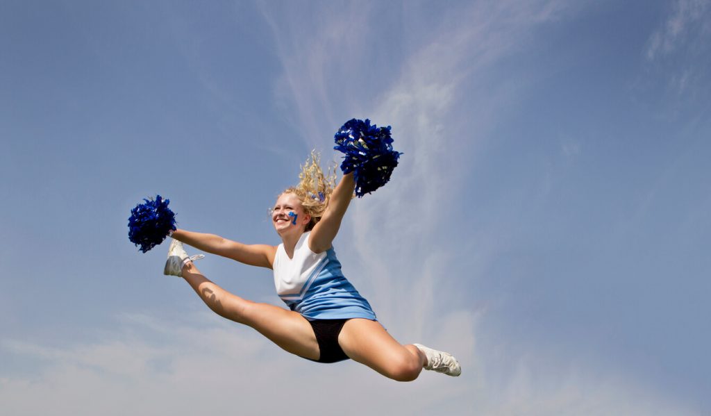 cheerleader stretching routines