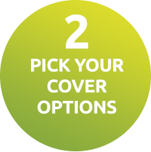 2. Pick your cover options