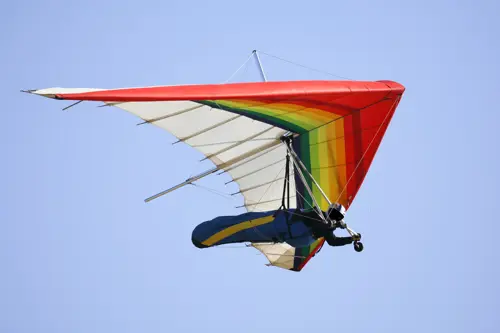 A hang glider
