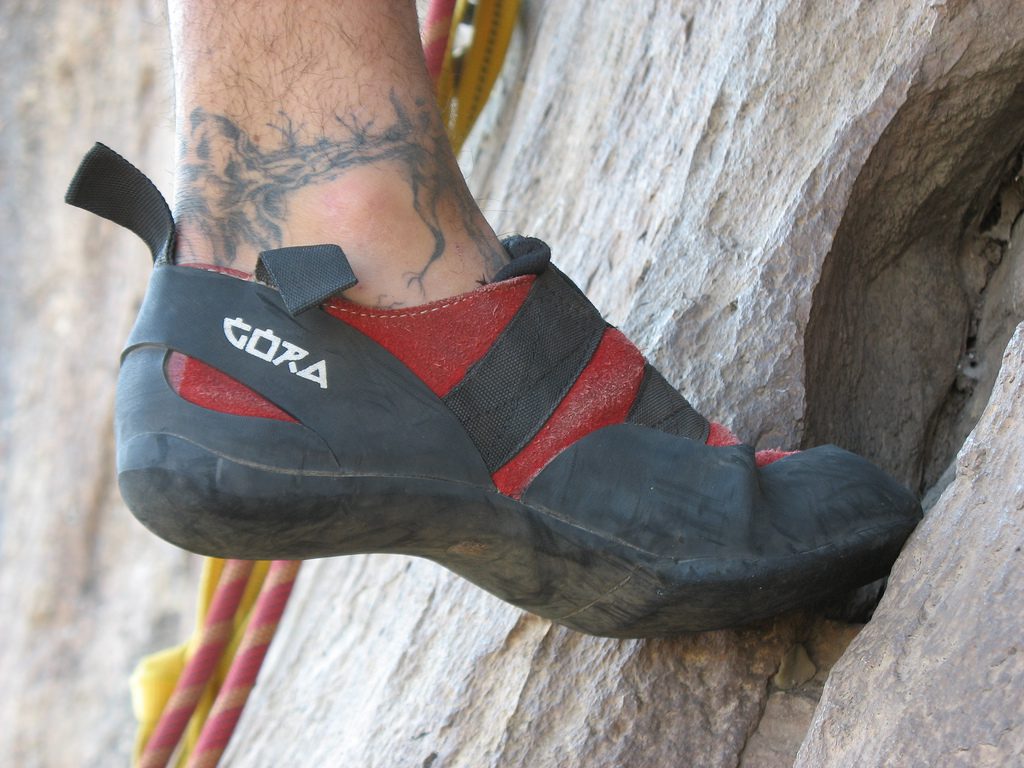 climbing shoe rock climbing
